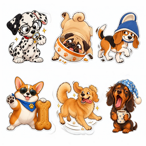 Funny Doggos Sticker Pack 1