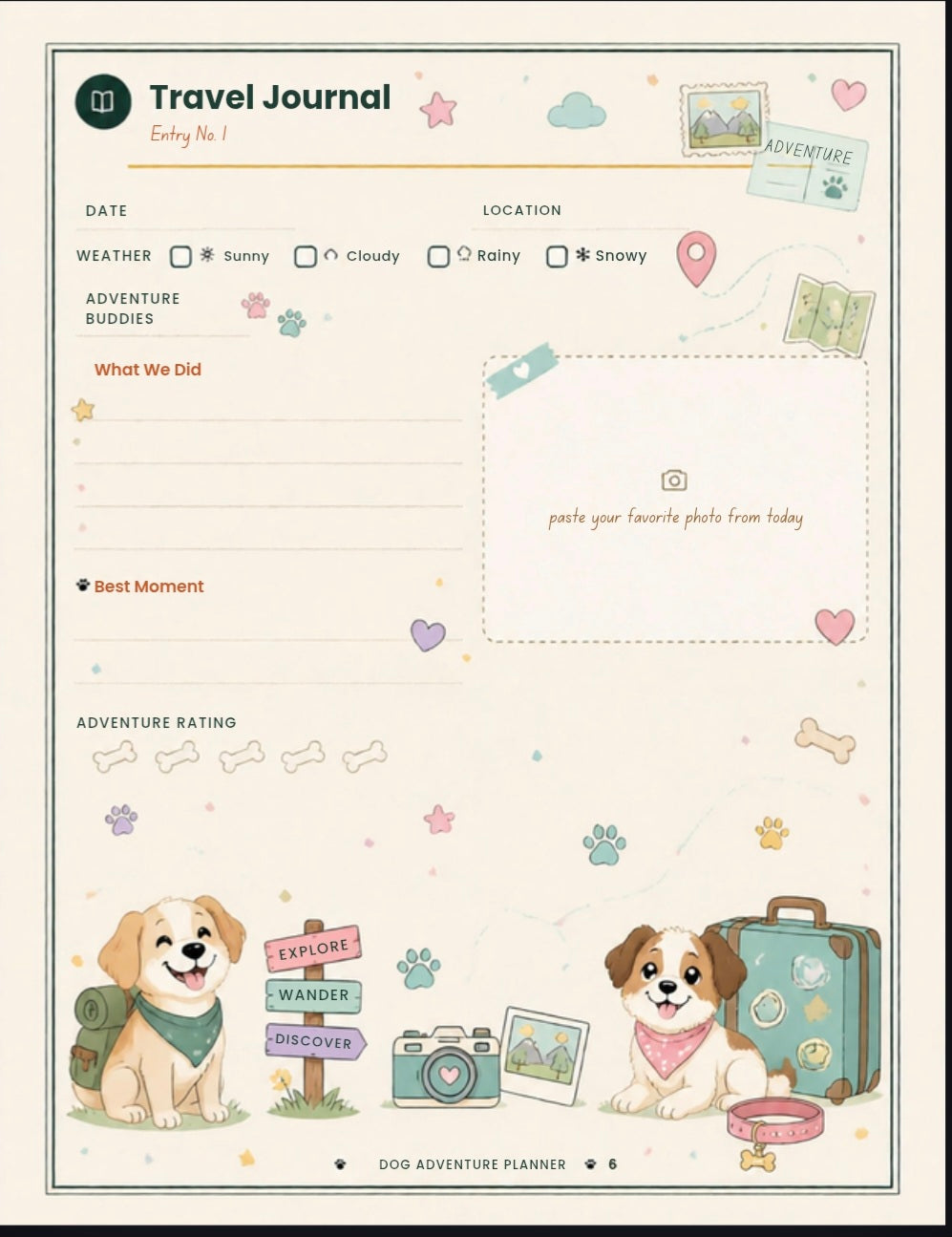 Dog Adventure Planner