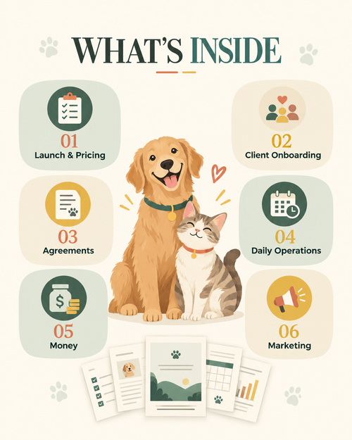 Leash & Ledger Pet Sitting Business Kit